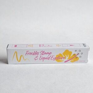 Pagevine Freckles Stamp and Liquid Eyeliner Duo Brown Black P0407